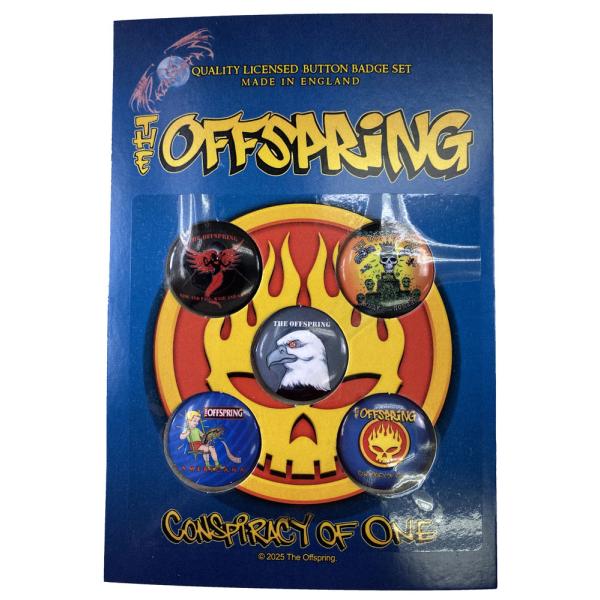 オフスプリング・THE OFFSPRING・CONSPIRACY OF ONE・BADGE SET
