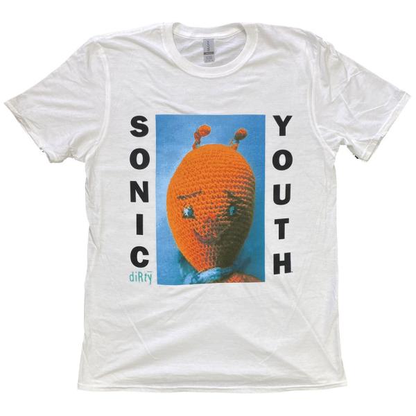 SONIC YOUTH・ソニック ユース・DIRTY・ホワイト・Tシャツ・ロックT