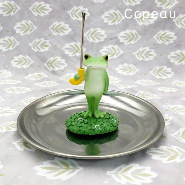 カエル　置物　ボヘミアンカットガラス Amazon.co.jp: カエル クリスタルオーナメント ゴールド 金