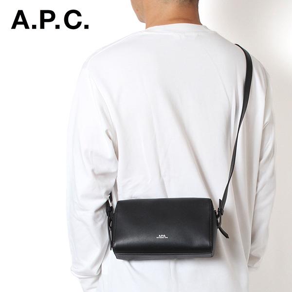 A.P.C. 25AWモデル アーペーセー メンズ NINO カメラバッグ【LZZ NOIR