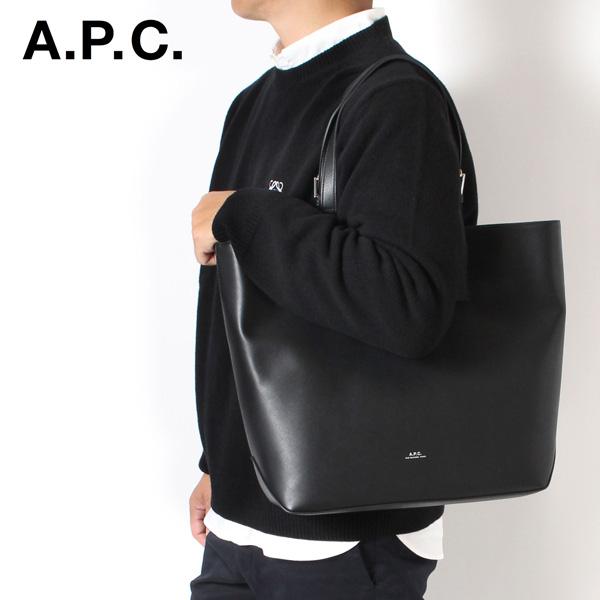 アーペーセー A.P.C. APC トートバッグ 黒 NINO H61863 A.P.C. 24AWモデル アーペーセー メンズ NINO トートバッグ【LZZ