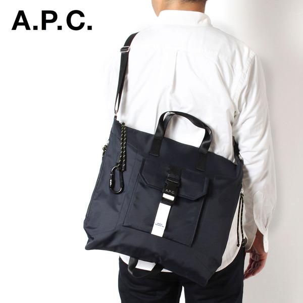 A.P.C.（アーペーセー） 24AWモデル メンズ TREK トートバッグ【IAK