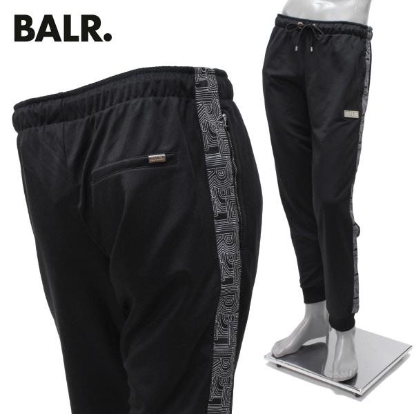 BALR.（ボーラー） メタルプレート+ロゴテープ スウェットパンツ【JET