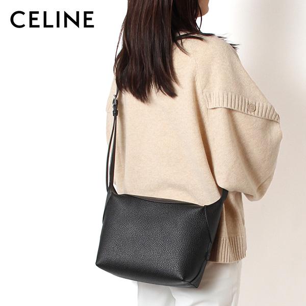 CELINE モノグラムショルダーバッグ アイボリー/ブラック セリーヌ CELINE CELINE ショルダーバッグ Vertical Messenger