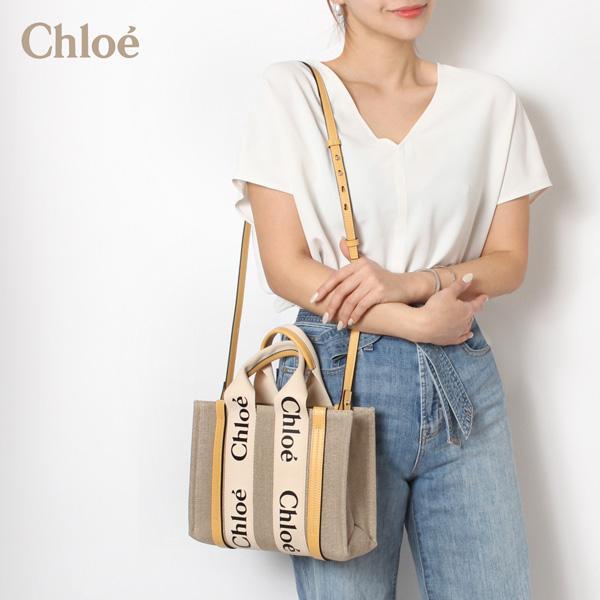 Chloe 24春夏新作 クロエ WOODY スモール トートバッグ【746 Chloe 24春夏新作 クロエ WOODY スモール トートバッグ【746