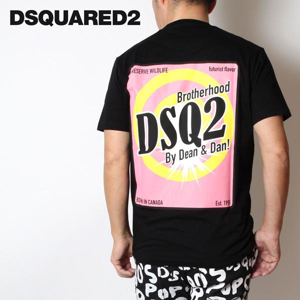 DSQUARED2 ディースクエアード バックプリントデザイン Tシャツ 