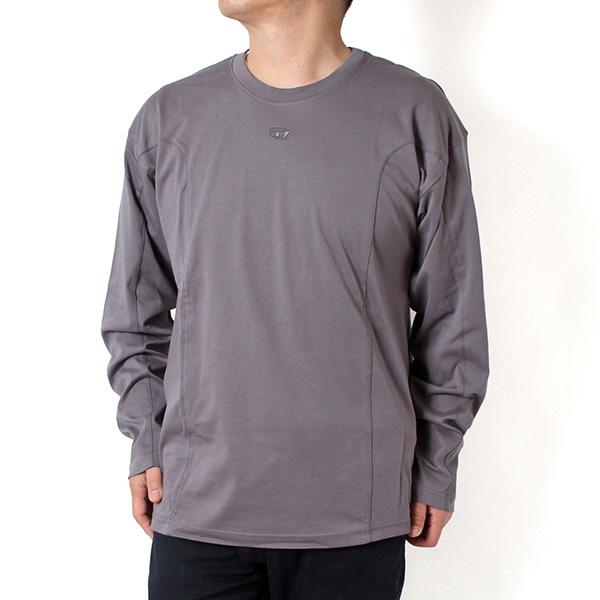 新品タグ付 バッサーノ ヴィルトス 長袖 DIESEL ユニフォーム ディーゼル DIESEL（ディーゼル） 26SSモデル 長袖Tシャツ T BOXT LS INT【グレー