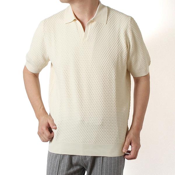 Gran Sasso（グランサッソ） 26SSモデル コットン スキッパーニット