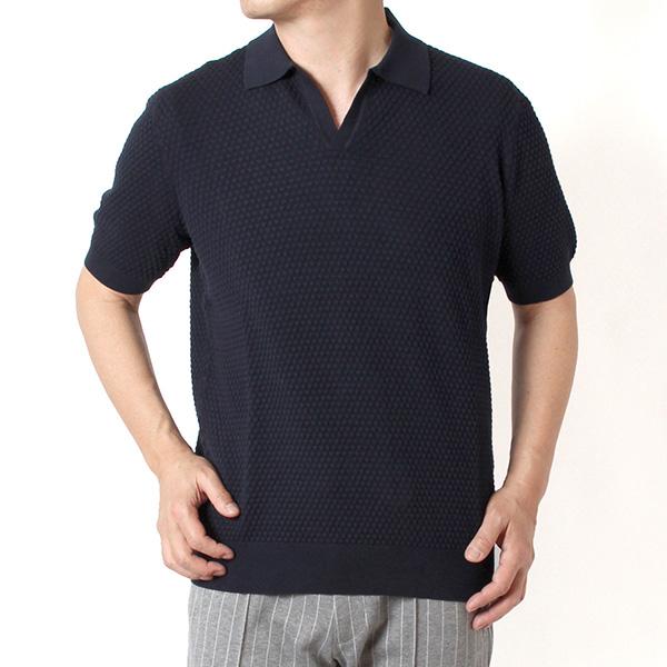 Gran Sasso（グランサッソ） 26SSモデル コットン スキッパーニット