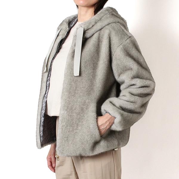 HERNO 25AWモデル ヘルノ レディース フェイクファー フード