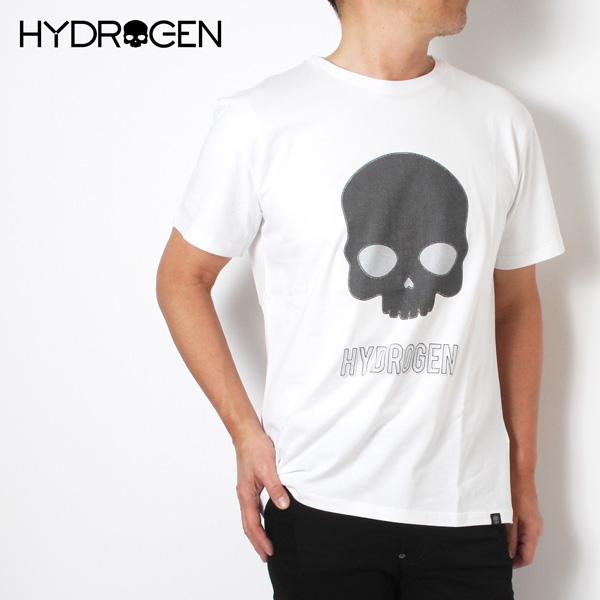 HYDROGEN ハイドロゲン メンズ 刺しゅうデザインプリントスカル HYDROGEN ハイドロゲン メンズ 刺しゅうデザインプリントスカル