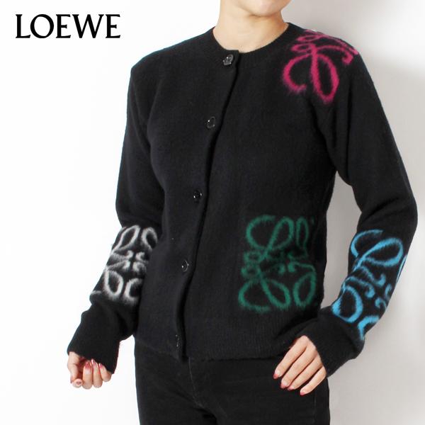 LOEWE（ロエベ） ANAGRAM INTARSIA CARDIGAN レディース アナグラム