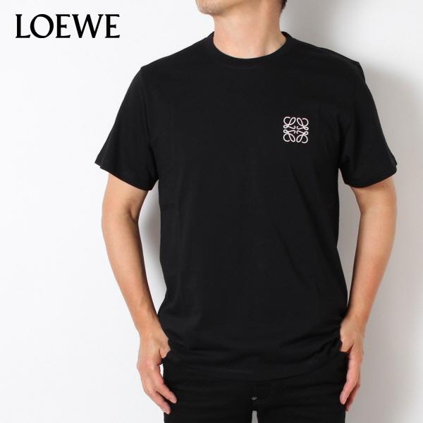 ロエベ LOEWE メンズ ANAGRAM T SHIRT アナグラム Tシャツ【ブラック