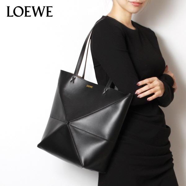 ロエベ LOEWE レディース PUZZLE TOTE MEDIUM パズル トート ミディアム【BLACK】 A657G50X01 1100  BLACK/【2023-24AW】l-bag