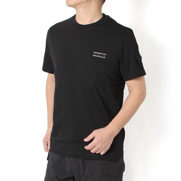 モンクレールTシャツ MONCLER (モンクレール) ビッグワッペンプリント クルーネック 半袖 T