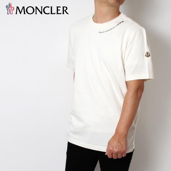MONCLER 24SS新作 モンクレール メンズ クルーエンボス加工ロゴ
