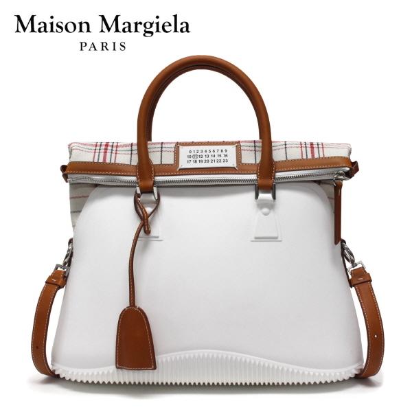 メゾン マルジェラ Maison Margiela 5AC ラージ ラバーバッグ【ホワイト】 S61WG0107 P4514  T1003/【2022SS】l-bag