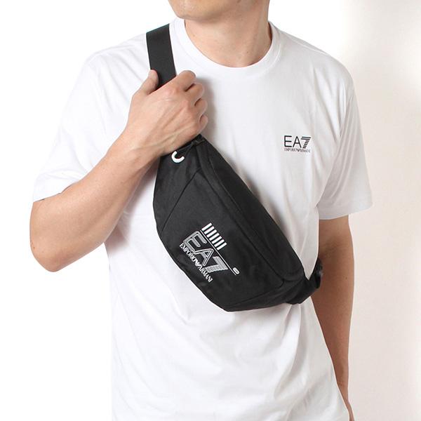 【極美品】エンポリオアルマーニ　EA7 ボディバッグ　ウエストポーチ　黒 ARMANI（アルマーニ） 26SSモデル エンポリオアルマーニ EMPORIO