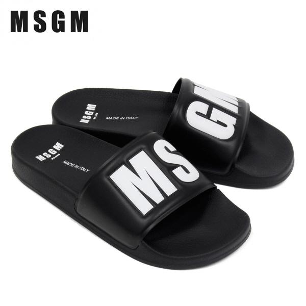 MSGM エムエスジーエム MSGMロゴ スライド シャワーサンダル