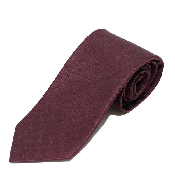 GUCCI（グッチ） GUCCI FEDRA ネクタイ Necktie【ボルドー】 456520