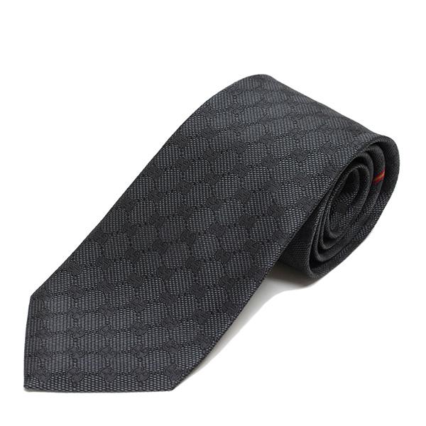 GUCCI（グッチ） GUCCI AREND ネクタイ Necktie【チャコール】 456522