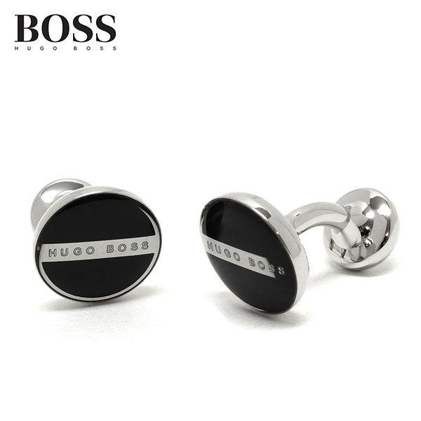 ヒューゴ・ボス HUGO BOSS NORBERTO カフス【シルバー×ブラック】 50274149 10176542 001/accessory