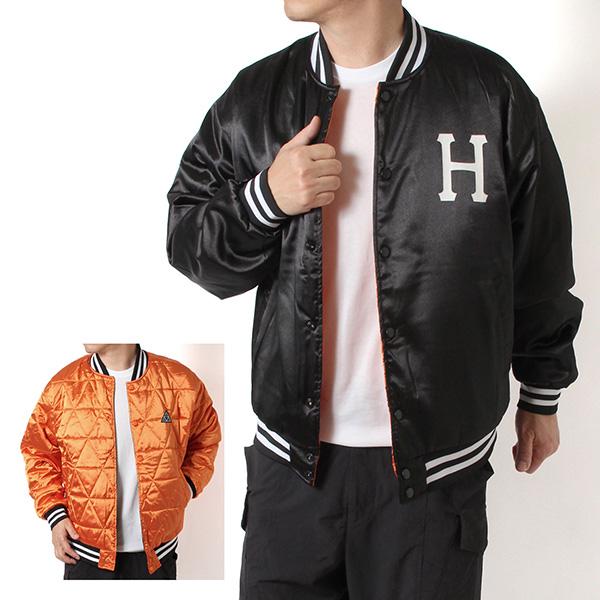 HUF（ハフ） スタジャン×キルティング リバーシブル ブルゾン 