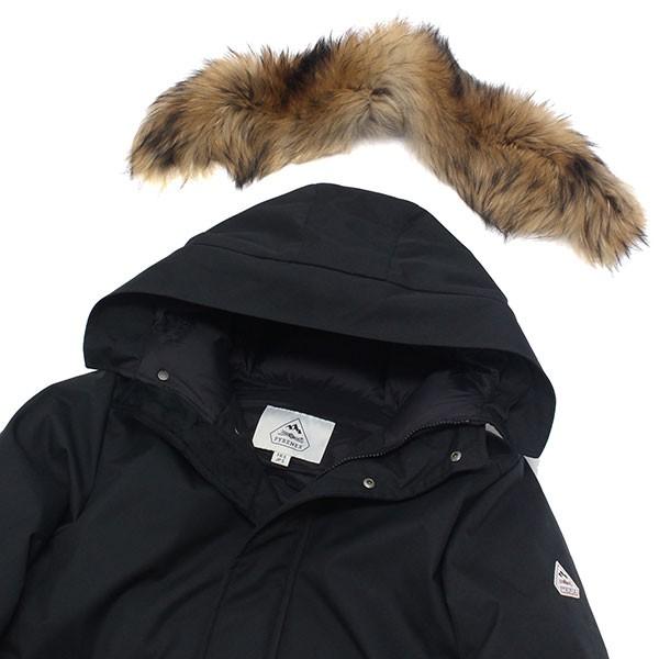 19 aw Fur ピレネックス Annecy Fur メンズダウンジャケット Black Annecy Hmm039 Black Pyrenex M Outer Py Hmm039 Black Drawers ドロワーズ