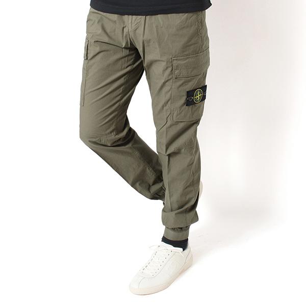 26AWモデル ストーンアイランド STONE ISLAND メンズ カーゴパンツ TYPE RE-T バッジワッペン付き【V005G MILITARY】 L2S153100064 S0003 V005G/【2026-27AW】