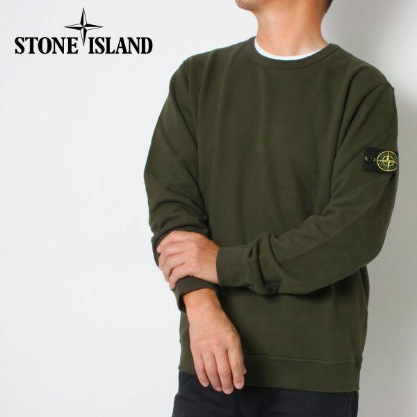 ストーンアイランド STONE ISLAND ワッペン付き ブラッシュスエット