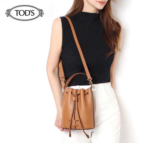 TOD'S（トッズ） Tタイムレス 2WAY MICRO BAG 2WAYバッグ【BROWN