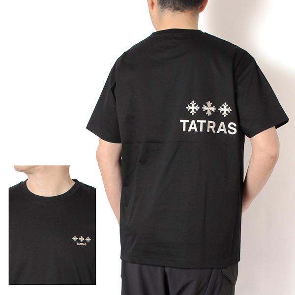 TATRAS（タトラス） 26SSモデル メンズ NUNKI ヌンキ Tシャツ【BLACK
