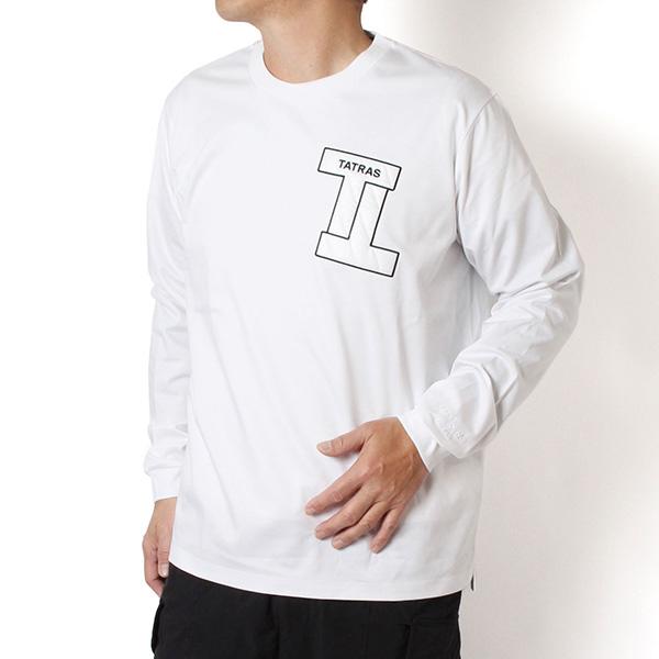 TATRAS 25AWモデル タトラス メンズ SALEMI サレミ 長袖Tシャツ【WHITE
