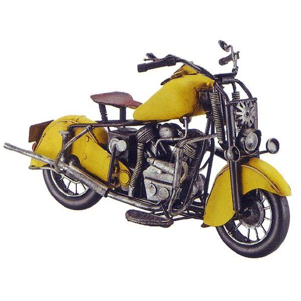 ブリキのおもちゃ レトロバイクａ イエロー ドリームフィギア 通販 Yahoo ショッピング