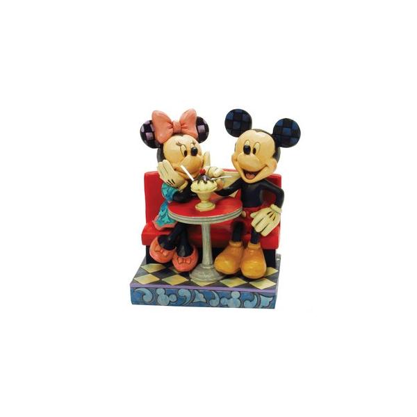 Disney Traditions ハンドペイント ミッキー ミッキーマウス フィギュア ミッキーとミニー レストラン