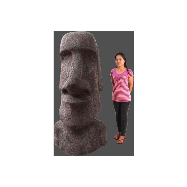 モアイ像 楽天市場】FRPオブジェ イースター島のモアイ像 ストーン風置物 人物