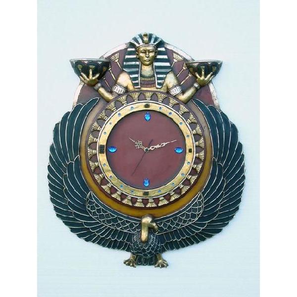 古代エジプト柄・壁掛け時計 : ドリームフィギア - 通販 - Yahoo
