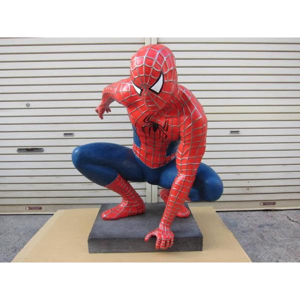 (新品　未開封) スパイダーマン BIGフィギュア スパイダーマン（柱無し）ビッグ 等身大フィギュア ※ 大型商品のため