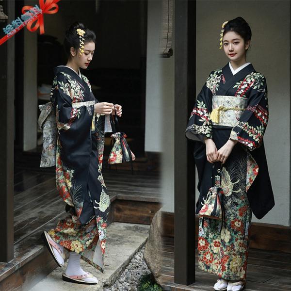 浴衣 単品 レディース 大人っぽい シック 女性 単衣着物 夏着物 花火 