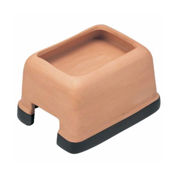 ウェットシェルター上部のくぼみに水を溜めるだけ。中は理想的な高湿度スポットになります。（内部湿度90％前後）素焼き・手作り【仕様】本体寸法：約155×122×95mm内容量：1個メーカー：スドー