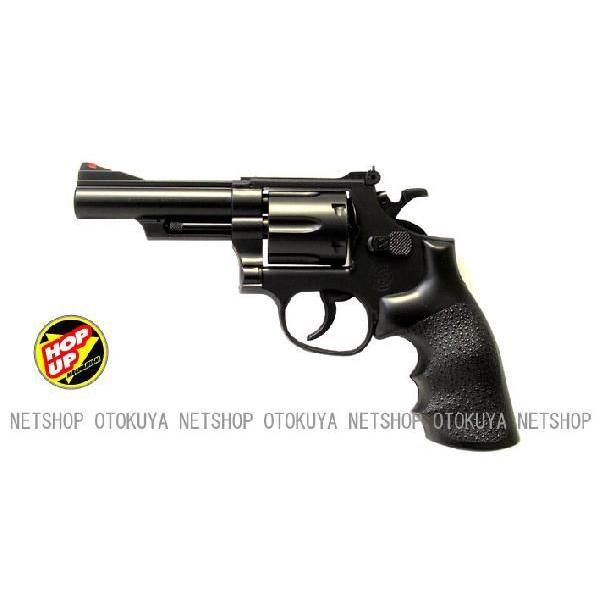 エアガン リボルバー S&W M19 357コンバット マグナム 4インチ HOPUP