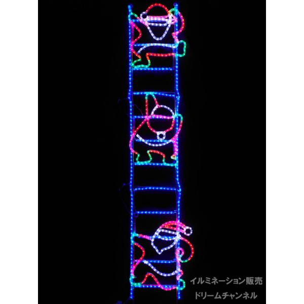 はしごサンタ イルミネーション サンタクロース ハシゴサンタ ドリームチャンネル イルミネーション はしごサンタ ハシゴサンタ サンタ モチーフ ライト