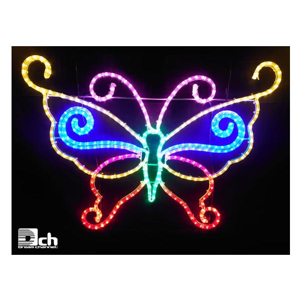 イルミネーション モチーフ ライト チョウチョ バタフライ 蝶々 屋外使用可能 dreamchannel_dch-017