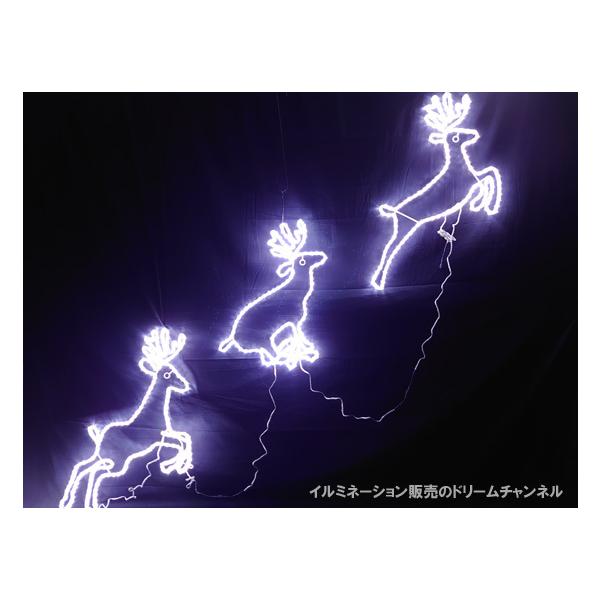 トナカイ イルミネーション モチーフ ダッシュトナカイ ゴールド 屋外使用可能 トナカイ イルミネーション モチーフ ダッシュトナカイ ゴールド 屋外