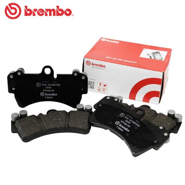 ルノー メガーヌ3 ブレーキパッド DZF4R 2011.02- フロント用 ブラックパッド ブレンボ(Brembo) P54 040