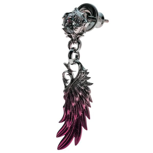 新作 アルテミスキングス ARTEMISKINGS 赤彩ウイングピアス2 片耳分 AKE0131(skz)