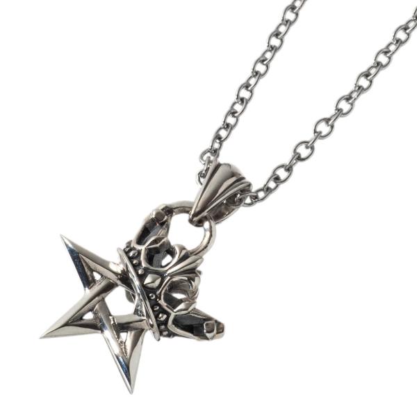 アルテミスキングス ARTEMISKINGS 王冠五芒星ペンダント ネックレス メンズ ブランド シルバー925 AKP0120 衣装協力商品(skz)