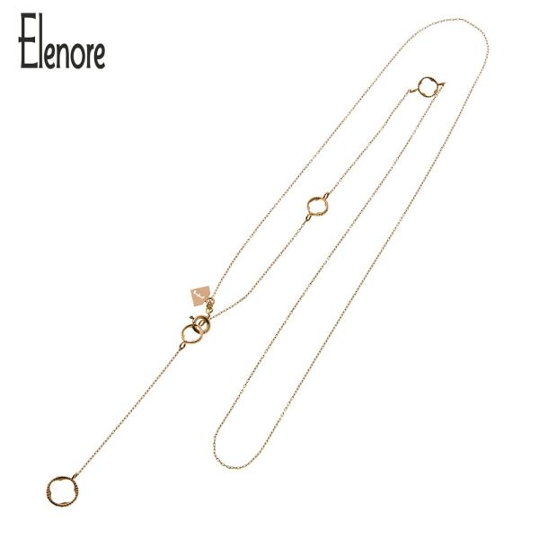 エレノアジュエリー Elenore Jewelry 10金サークルYネックレス ネックレス ブランド レディース 個性 K10 ELP0004(skz)