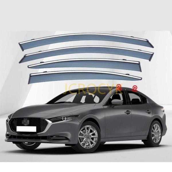 車用サイドバイザー マツダ3 MAZDA3セダン BP系(2019年5月?2021年) 専用 ドアバイザー サイドバイザー 車種専用設計 カーレインシールド ト