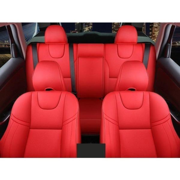 ボルボ C60/S60/S90/XC40 用 車のシートカバー 運転席 助手席 後席 イス カバー レザー 保護 防水 1セット 8色選び可